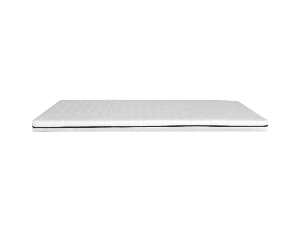 Vente-unique Ensemble 90 x 190 cm cadre à lattes + matelas mousse déhoussable ép.10cm - NASUS de DREAMEA  