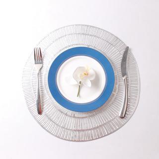 Aulica  DESSOUS D'ASSIETTE ARGENT ( PAR BOITE DE 12 MINIMUM) PAR BOITE DE - 12 