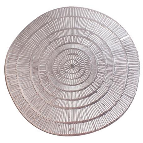 Aulica  DESSOUS D'ASSIETTE ARGENT ( PAR BOITE DE 12 MINIMUM) PAR BOITE DE - 12 