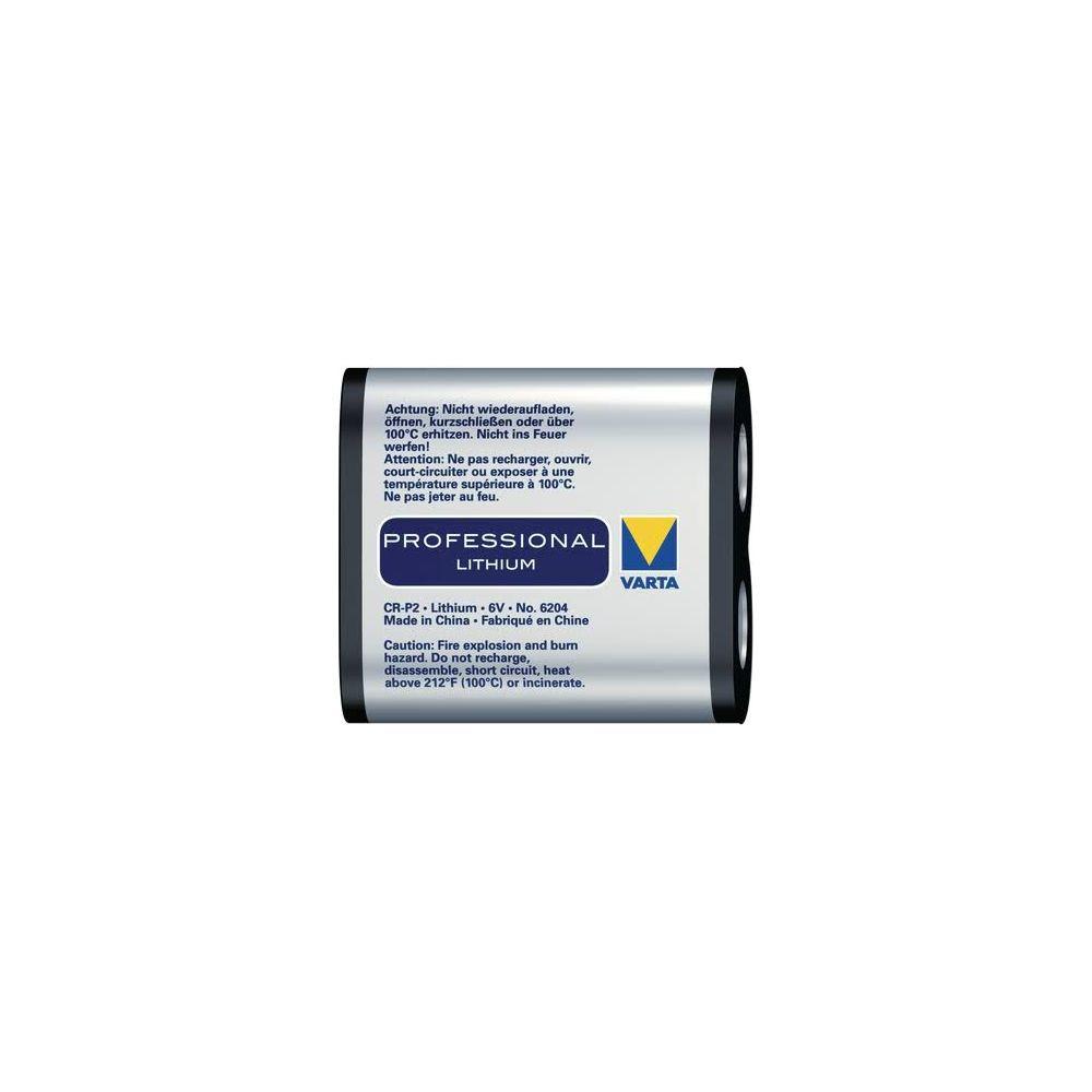 VARTA  Batteria al litio CR-P2 | 6 V DC | 1450 mAh | 1-Blister | Grigio / Argento 