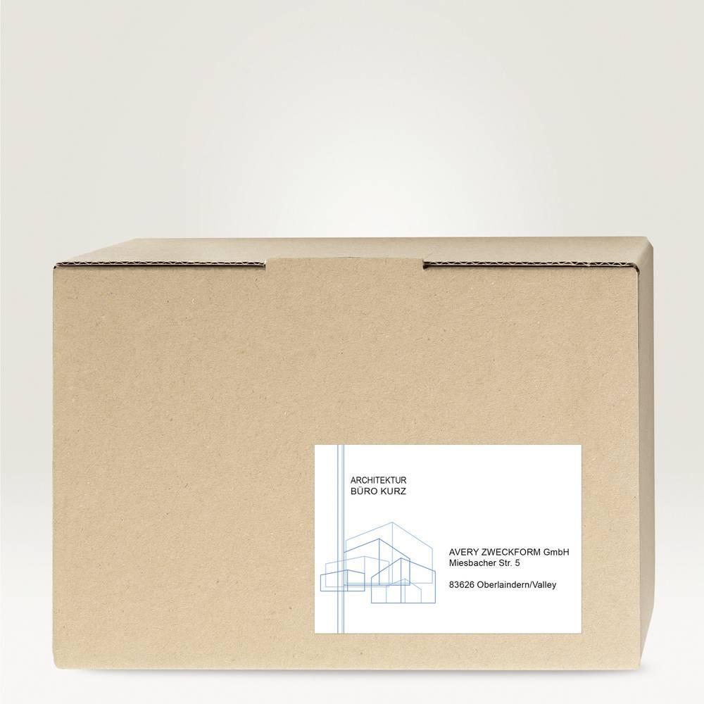 Avery-Zweckform Universal-Etiketten 210 x 148 mm Papier Weiß 440 St. Permanent haftend Tintenstrahldrucker  