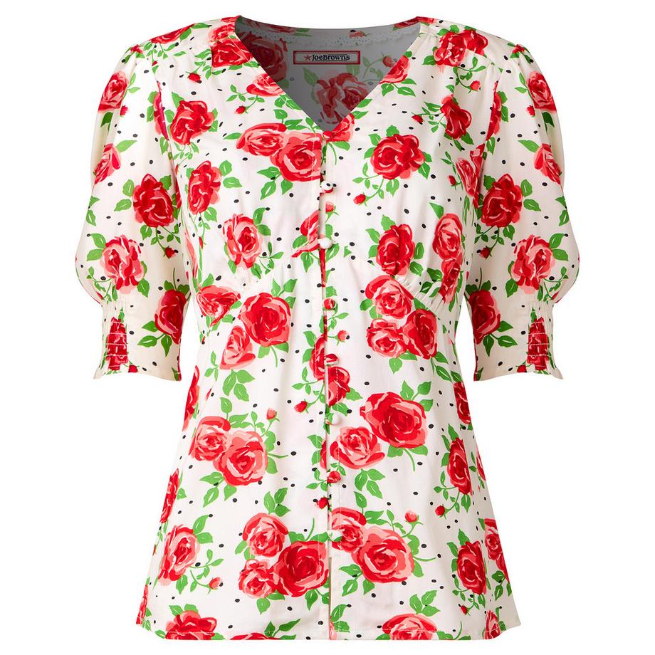 Joe Browns Camicetta Rose Pintuck  