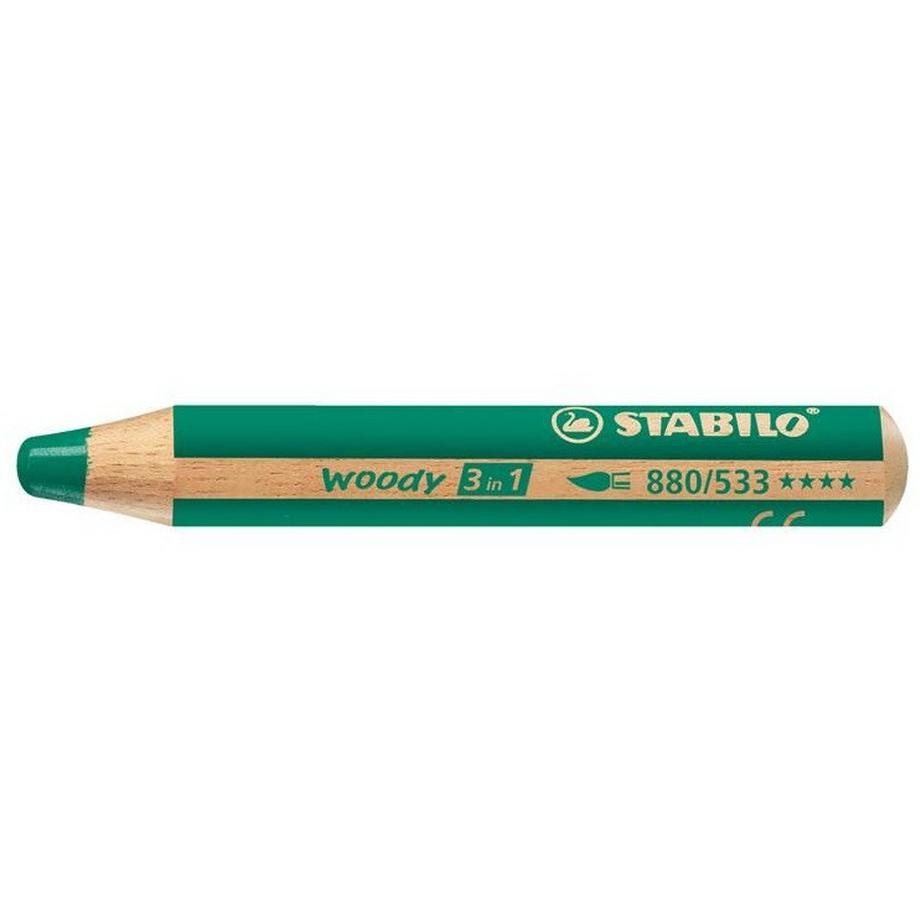 STABILO STABILO woody 3 in 1 Verde 1 pz  