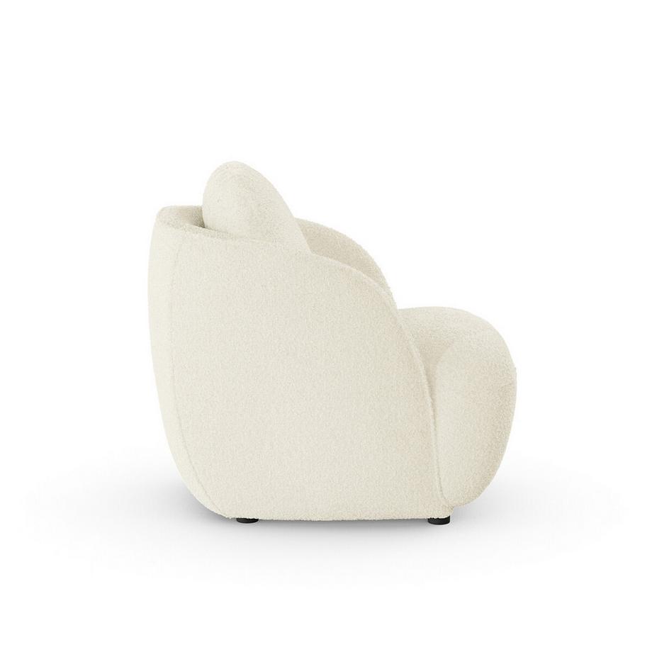 AM.PM Fauteuil boule tissu bouclette  