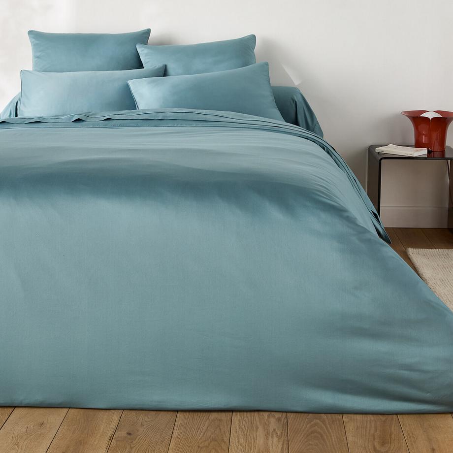 La Redoute Intérieurs Taie de traversin unie en satin de coton  