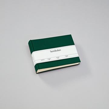 Semikolon Classic Small album fotografico e portalistino Verde 40 fogli Rilegatura all'inglese
