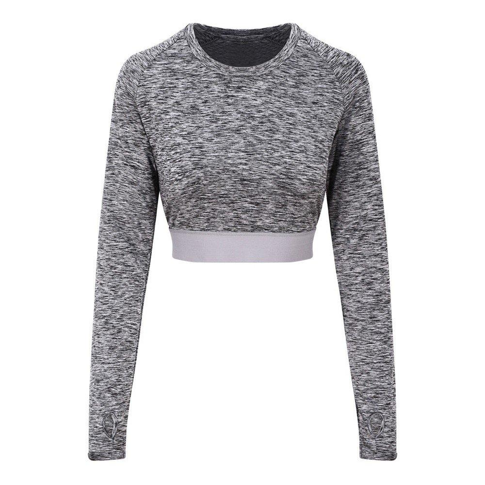 AWDis  Just Cool CropTop Girlie mit langen Ärmeln 