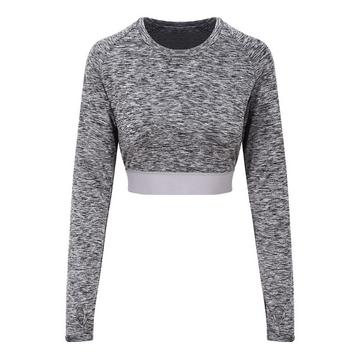 Just Cool CropTop Girlie mit langen Ärmeln