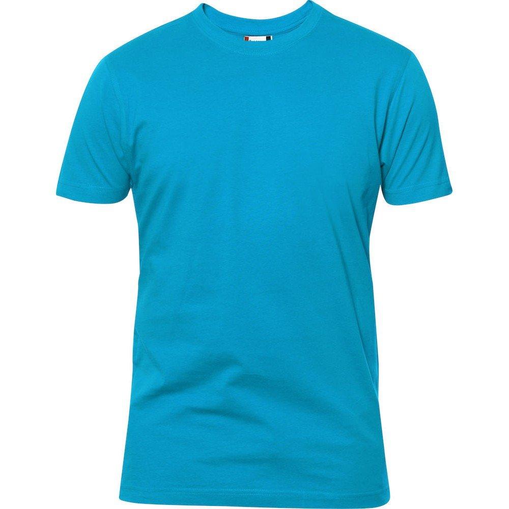 Image of Premium Tshirt Herren Türkisblau S