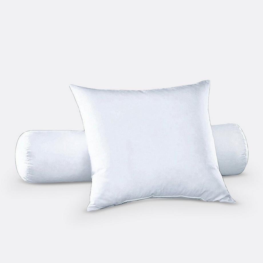 Feste Nackenrolle mit 100% Federn & Milbenschutz