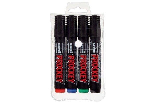 uni-ball UNI-BALL Universal Marker Prockey PM-122.4C 4er Etui  