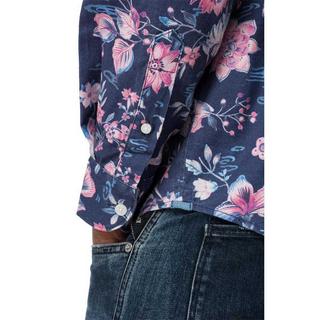 REPLAY Langarmhemd mit Blumenmuster  