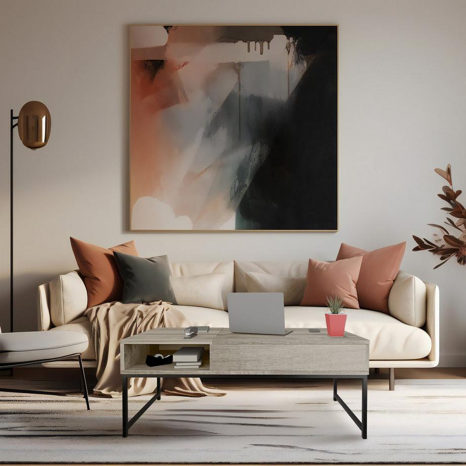 Northix Klappbarer Couchtisch  