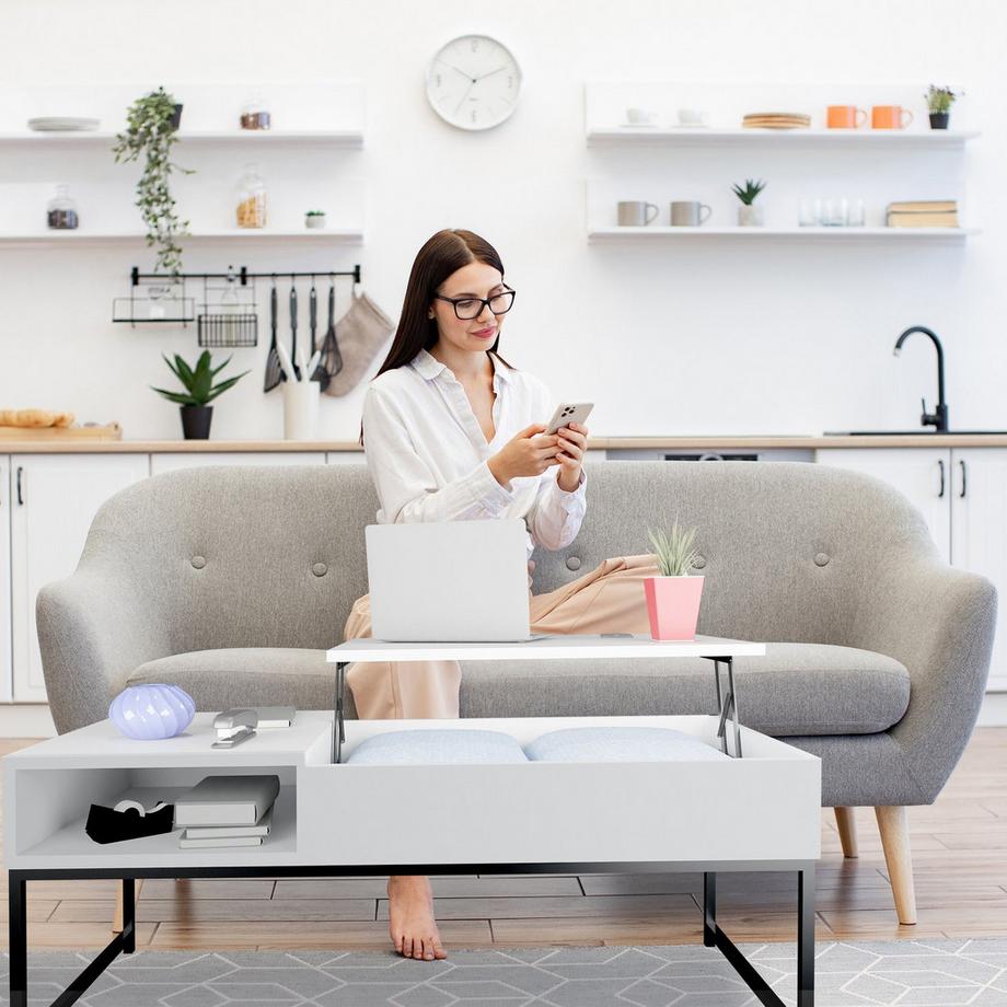 Northix Klappbarer Couchtisch  