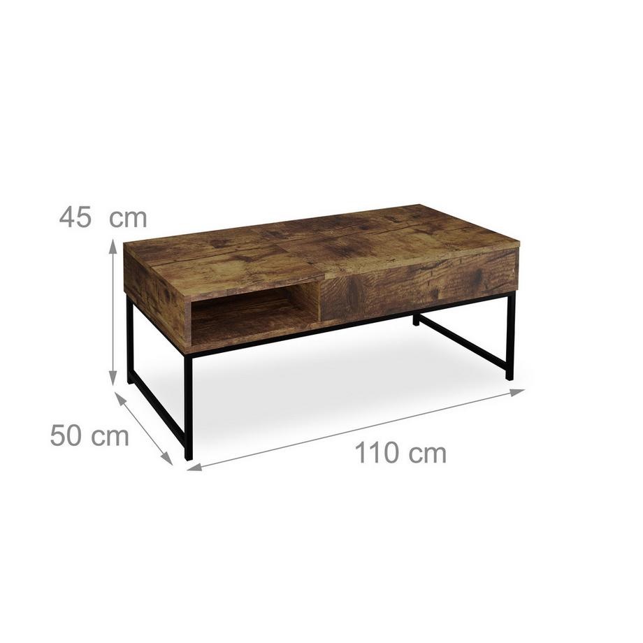 Northix Klappbarer Couchtisch  