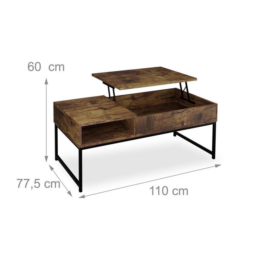 Northix Klappbarer Couchtisch  