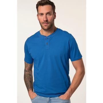 Maglia serafino con taglio speciale per l'addome, scollo a girocollo e mezze maniche, fino alla tg. 8XL