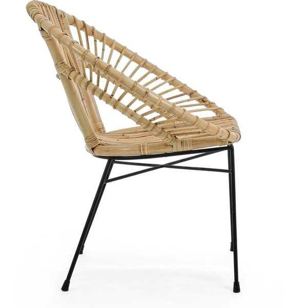 mutoni Fauteuil de jardin Tolima naturel  