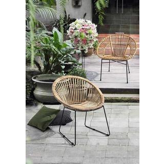 mutoni Fauteuil de jardin Tolima naturel  