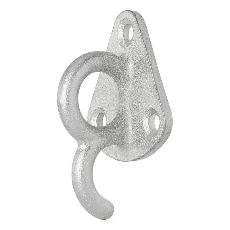 Pricenet Crochet de corde en métal avec œillet 70x45mm 5 pièces sous blister  