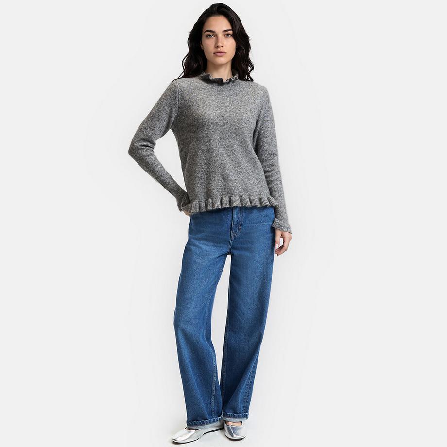La Redoute Collections Pull avec détails volants  