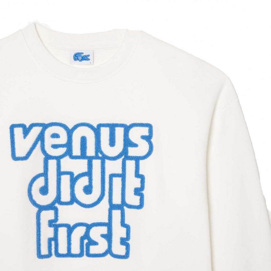 LACOSTE Sweatshirt mit Venus Did It First Aufdruck  