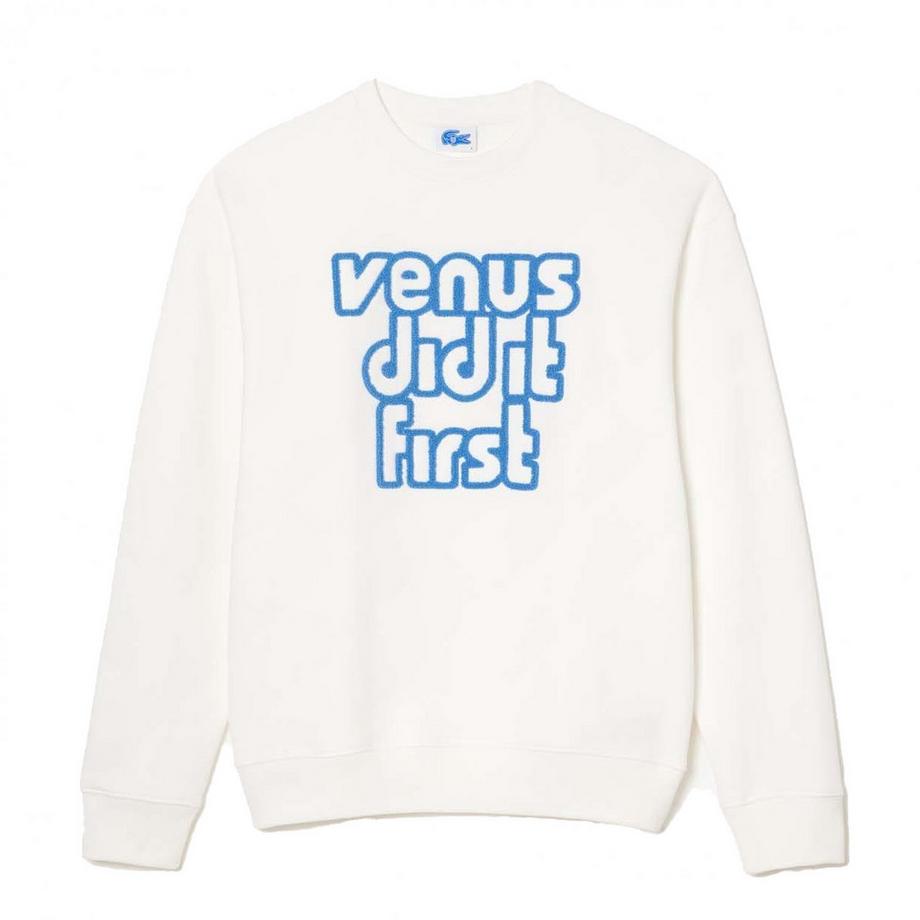 LACOSTE Sweatshirt mit Venus Did It First Aufdruck  