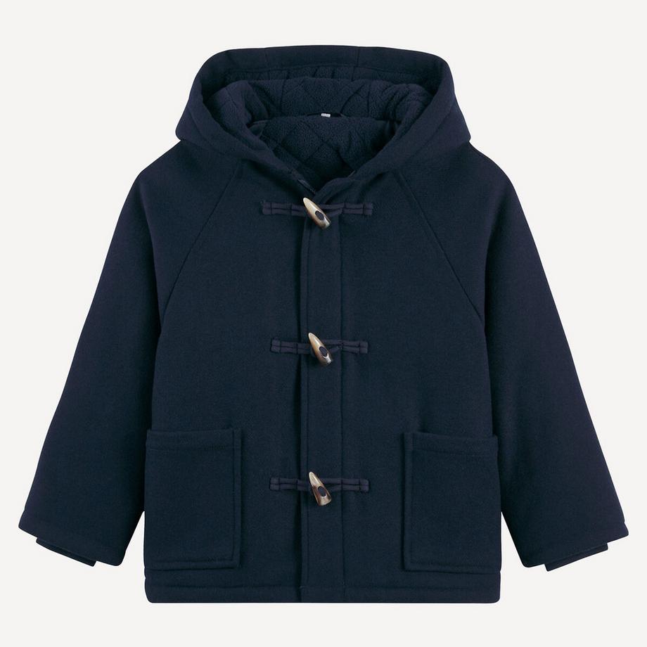 La Redoute Collections  Warmer Dufflecoat mit Kapuze 