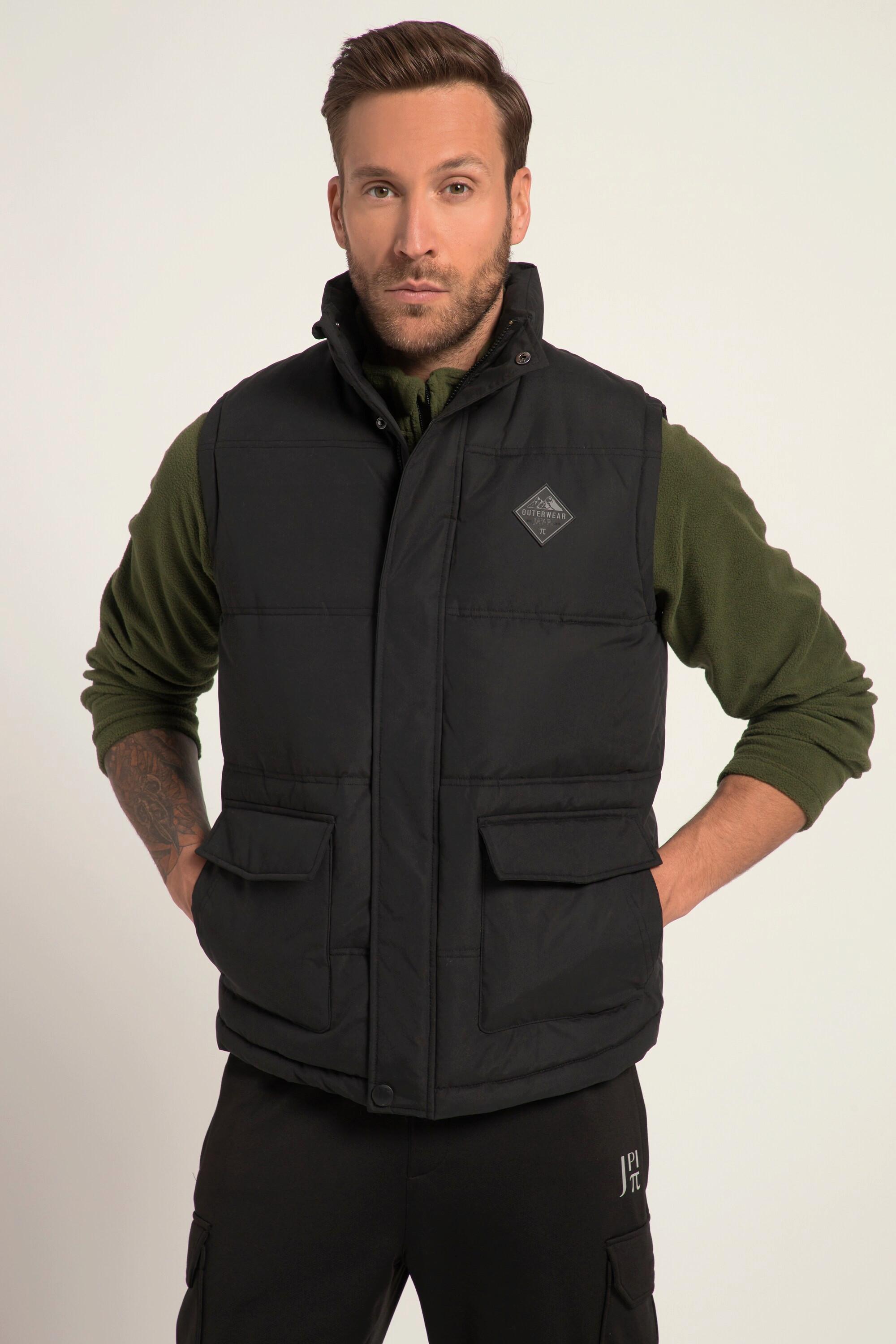 JP1880  Gilet per il trekking e l'outdoor con collo alto e fodera di teddy 