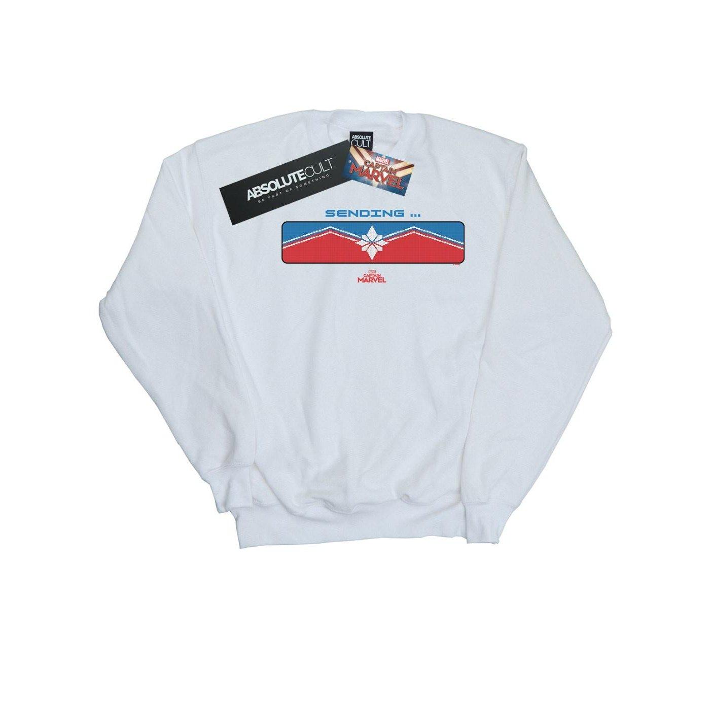 Image of Captain Sending Sweatshirt Damen Weiss XXL