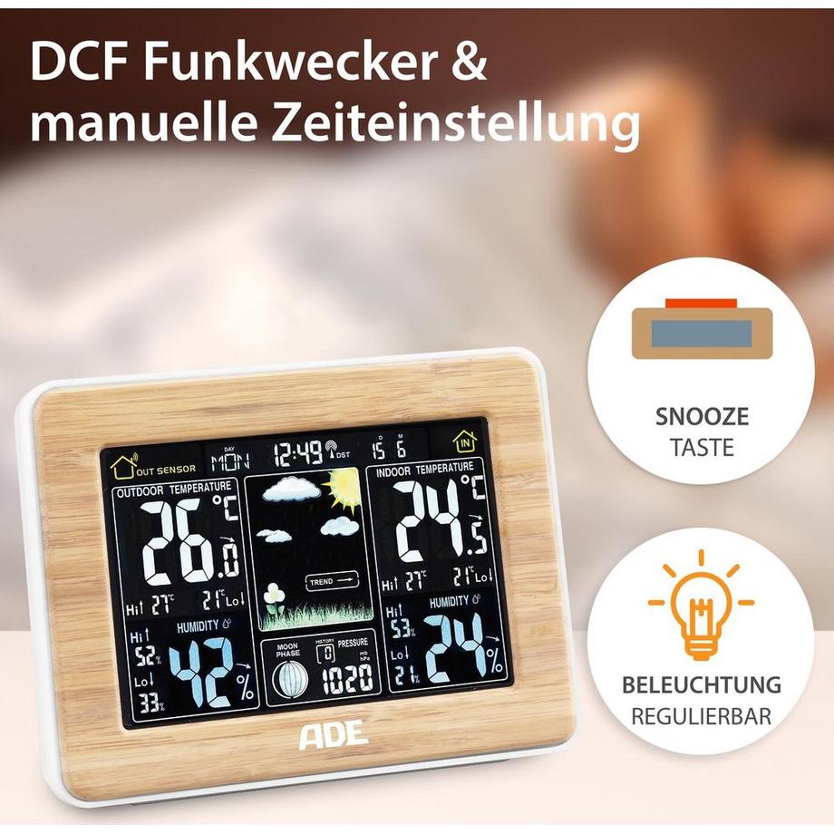 ADE ADE WS 1703 Legno LED Batteria  