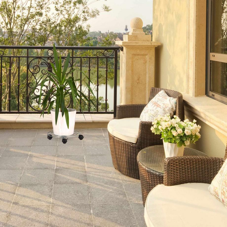 Northix Rullo per piante con freno  