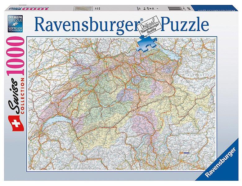 Ravensburger  Puzzle Schweizerkarte (1000Teile) 