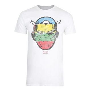 AVENGERS Marvel Gesichter Logo T-Shirt  
