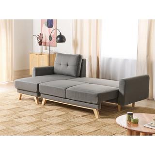 Beliani Ecksofa aus Polyester Skandinavisch SIRO  