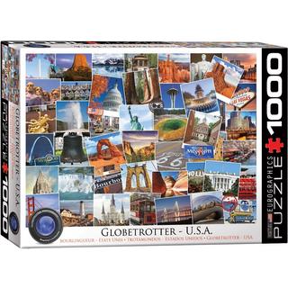 Eurographics  puzzle Globetter USA 1000 Teile 