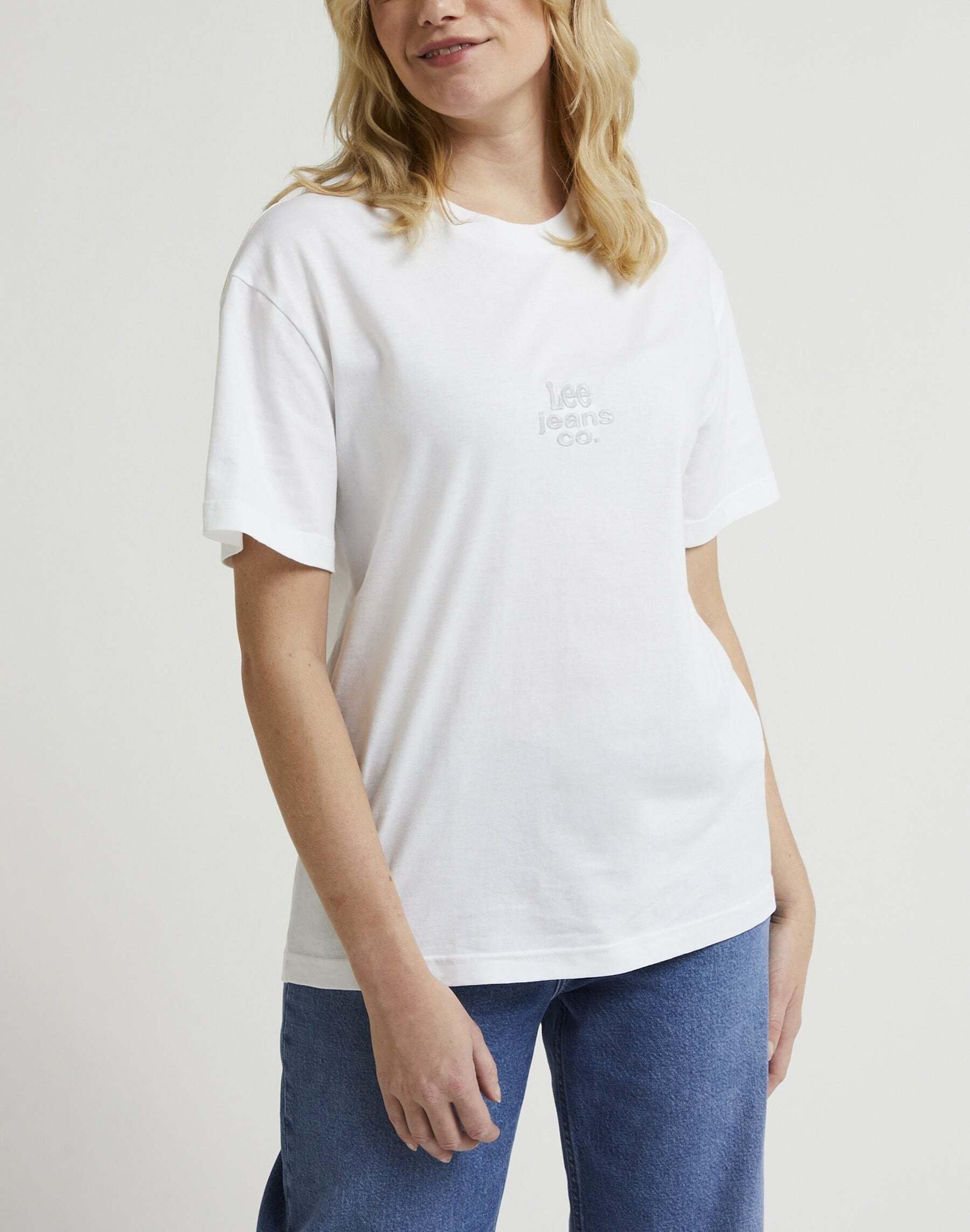 Image of T-shirts Graphic Tee Damen Weiss XS
