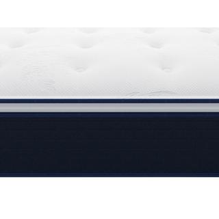 Ysmée Set aus Bettgestell mit Bettkasten + Taschenfederkernmatratze & Topper - 160 x 200 cm - Stärke 24 cm - Holzfarben hell - ALTIER von YSMÉE  