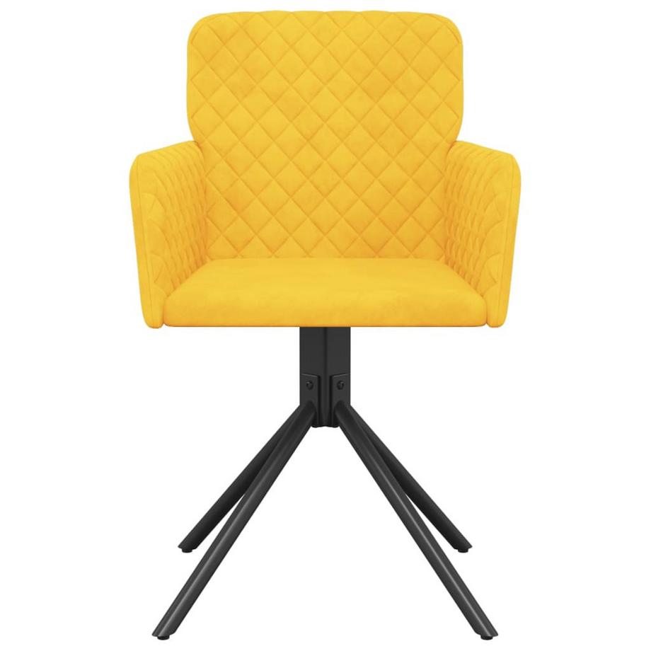 VidaXL Drehbarer esszimmerstuhl samt  