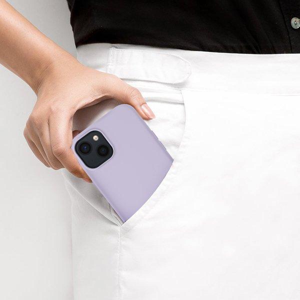 Avizar  Coque iPhone 13 Mini Silicone Violet 