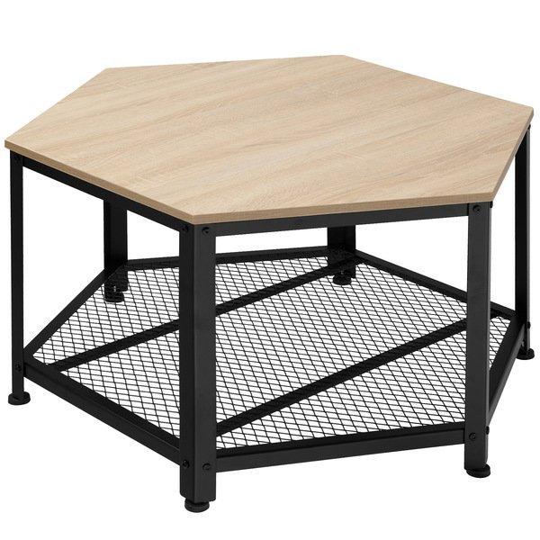 Tectake Table basse NORWICH Style Vintage 86,5x75x46,5cm  