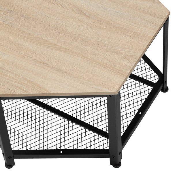 Tectake Table basse NORWICH Style Vintage 86,5x75x46,5cm  