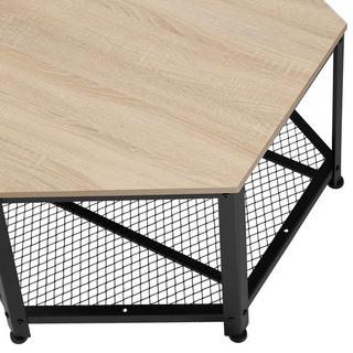 Tectake Table basse NORWICH Style Vintage 86,5x75x46,5cm  
