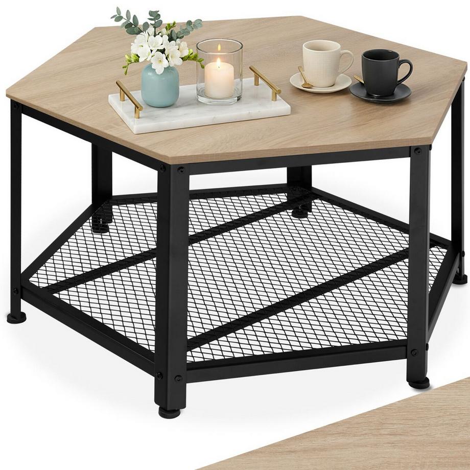 Tectake Tavolino da salotto Norwich stile industriale  