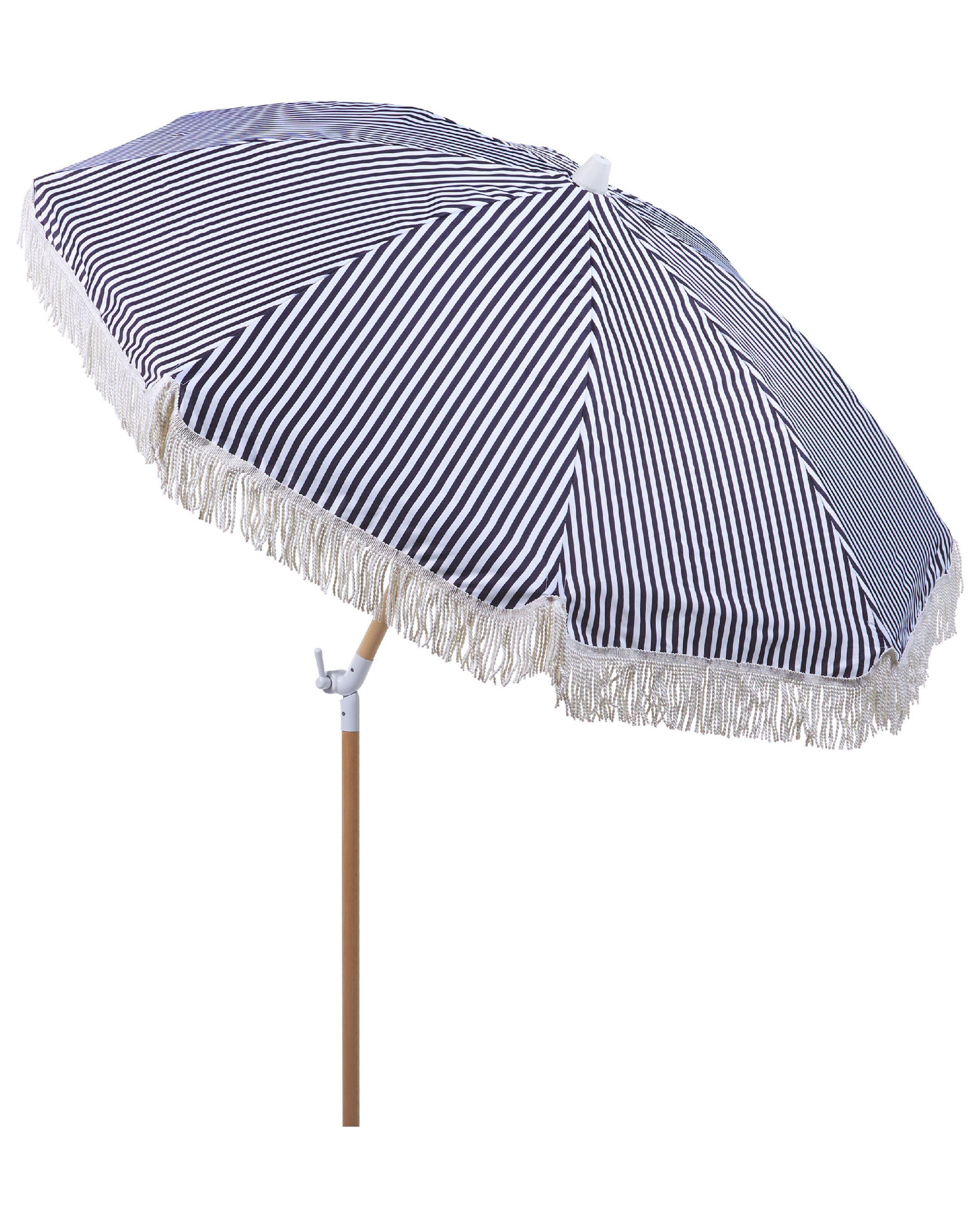 Beliani Sonnenschirm aus Stoff MONDELLO  