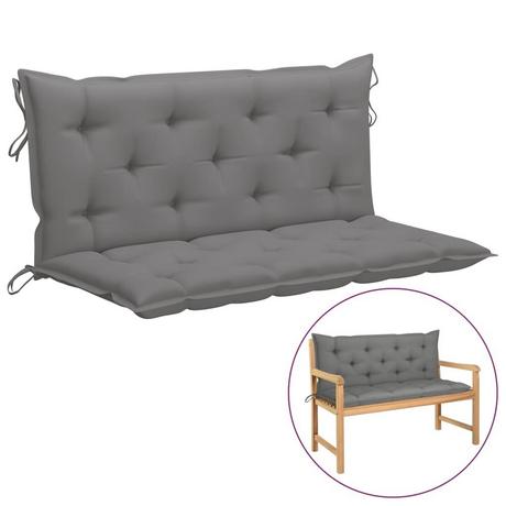 VidaXL Coussin de banc de jardin tissu  