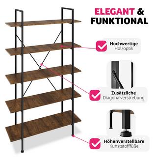 Tectake Scaffale Glasgow stile industrial  