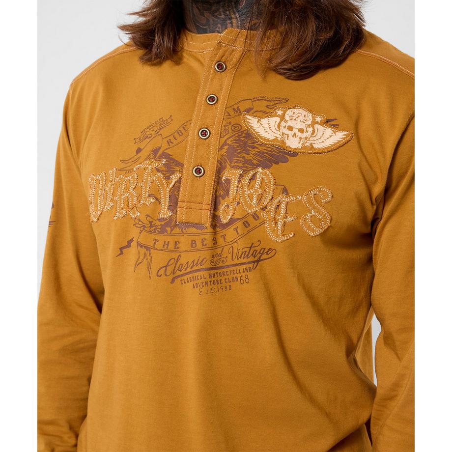Joe Browns Maglia Henley con applicazioni  