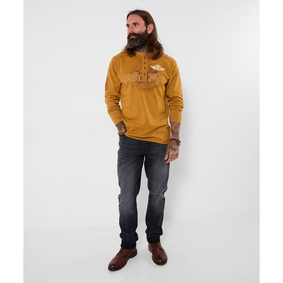 Joe Browns Maglia Henley con applicazioni  