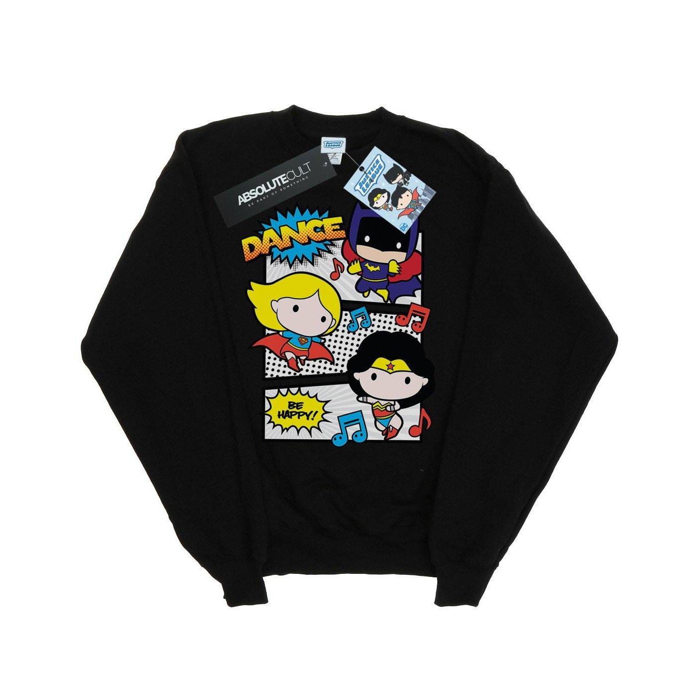 Image of Chibi Super Friends Dance Sweatshirt Jungen Schwarz 116